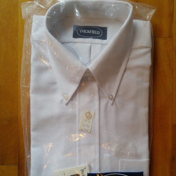 Brand New Wickfield Men's 15.5 Short Sleeve Shirt - Picture 1 of 3
